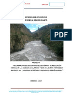 Estudio Hidrológico Cuenca Del Rio Santa: Mancomunidad Municipal Del Valle Fortaleza Y Del Santa
