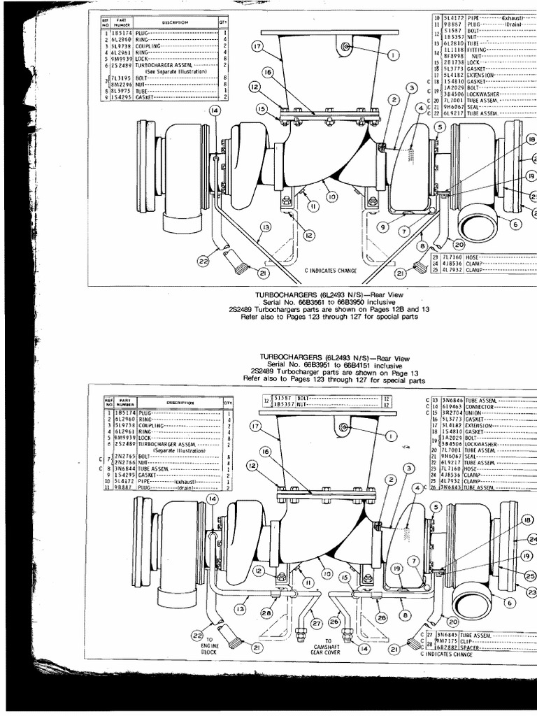 Caterpillar D398 66B Parts Manua Serchablel | PDF
