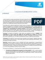 Implementación de Un Proceso de Planificación de Carrera Profesional