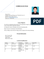 Curriculum Vitae: Career Objective