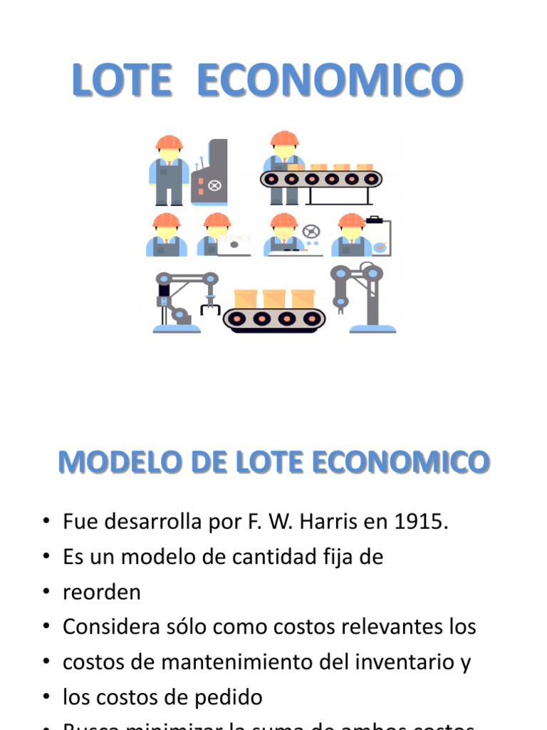 Lote Economico | PDF | Inventario | Business