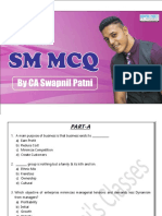 CA Ipcc (Old Syllabus) SM MCQ - by CA Swapnil