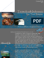 Terimakasih Indonesia: Tour - Travel - Enterprise