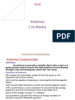 Antennas (16 Marks) : Visit For More Learning Resources