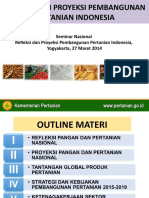 Refleksi Dan Proyeksi Pembangunan Pertanian Indonesia INSTIPER YOGYAKARTA 27 Maret 2014 5