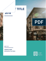 Report Title 2018: Company Name Authored By: Your Name
