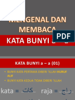 Mengenal Dan Membaca Kata