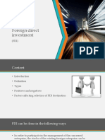 Hr -Types of Fdi Horizontal and Vertical