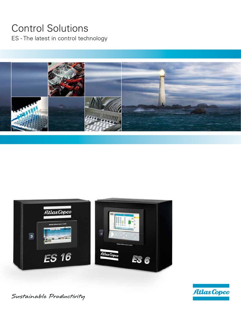 Atlas Copco ES Series PDF | PDF | Turbocharger | Efficient Energy Use