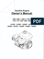 Honda Gasoline Engine Owner's Manual