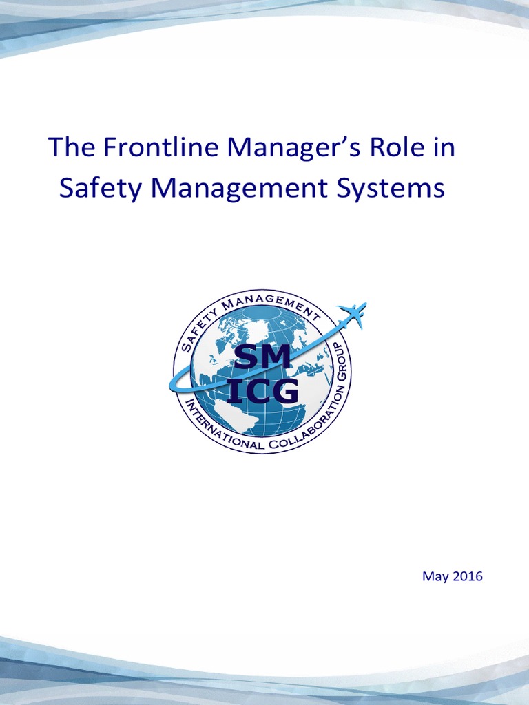 Frontline Managers in Safety Management | PDF | Risk Management | Safety