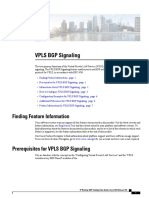 VPLS BGP Signaling: Finding Feature Information