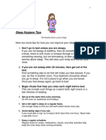 Sleep Hygiene Tips PDF