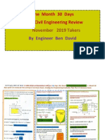 1 Month CE REVIEW by Engr Ben David