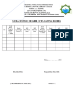 Lembar Data Hidrolika