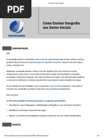 Como Ensinar Geografia Nas Series Iniciais