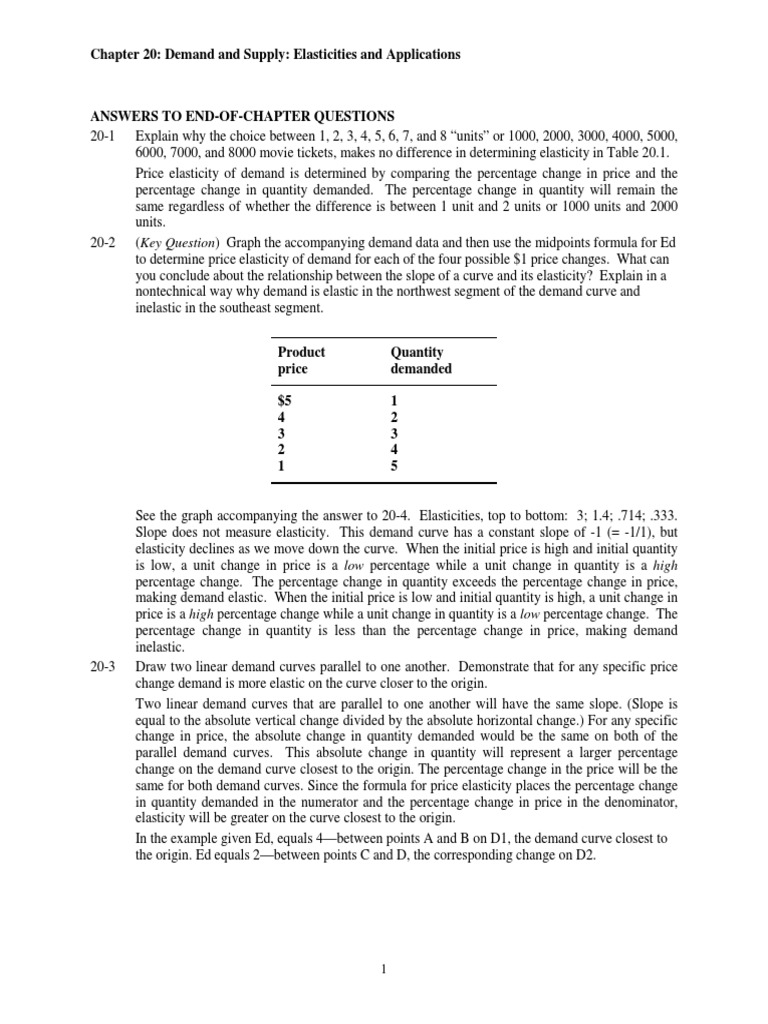 Economics Students' Elasticity Guide | PDF | Business | Finance & Money ...