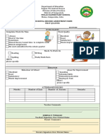 Anecdotal Record Assestment Form