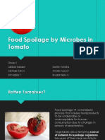 Food Spoilage by Microbes in Tomato