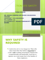 Construction Site Safety: Presentation By: Suraj Khalani