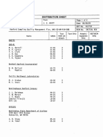 Distribution Sheet