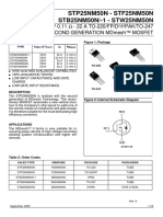 STMicroelectronics STP25NM50N Datasheet