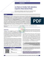 Vascular Closure Device in Cardiac Cath Laboratory: A Retrospective Observational Study