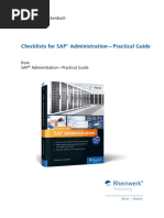 Checklists For SAP Administration Practical Guide