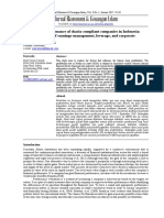 Market Performance of Sharia-Compliant Companies in Indonesia: Relevance of Earnings-Management, Leverage, and Corporate