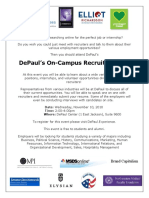 DePaul's On-Campus Recruiting Day Fall 2010