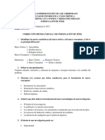 Correción Examen Segundo Parcial