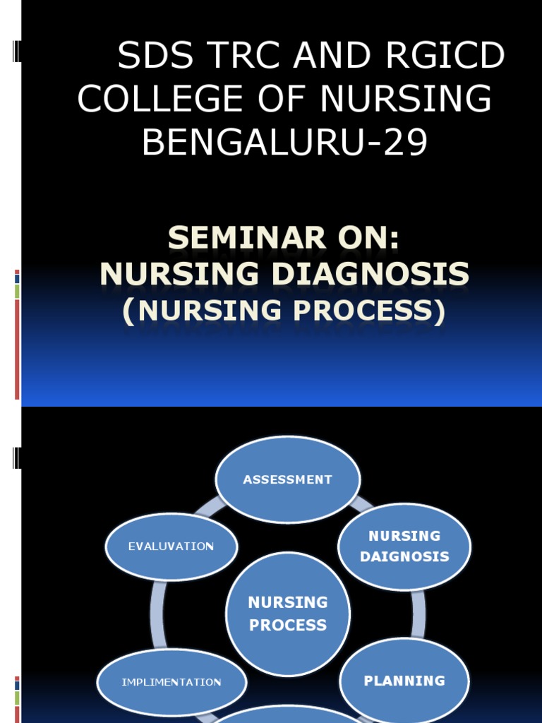 Sds TRC and Rgicd College of Nursing Bengaluru29 Seminar On Nursing