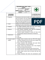 8.2.3.1 Sop Penyimpanan Obat High Alert