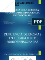 Deficiencia de G6PD