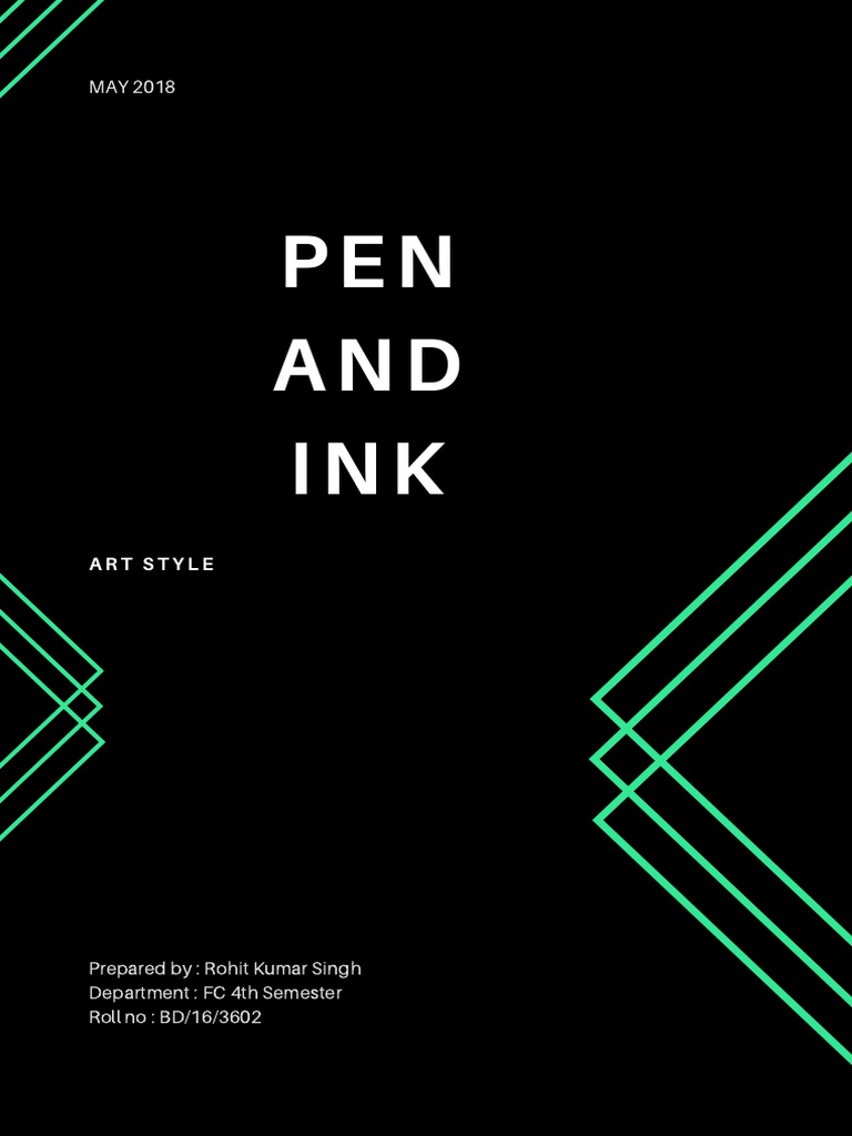 Pen & Ink Book PDF | PDF | Drawing | Ink
