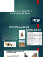 Equipos de Excavación y Movimiento de Tierras