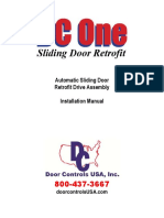 Automatic Sliding Door Retrofit Drive Assembly Installation Manual