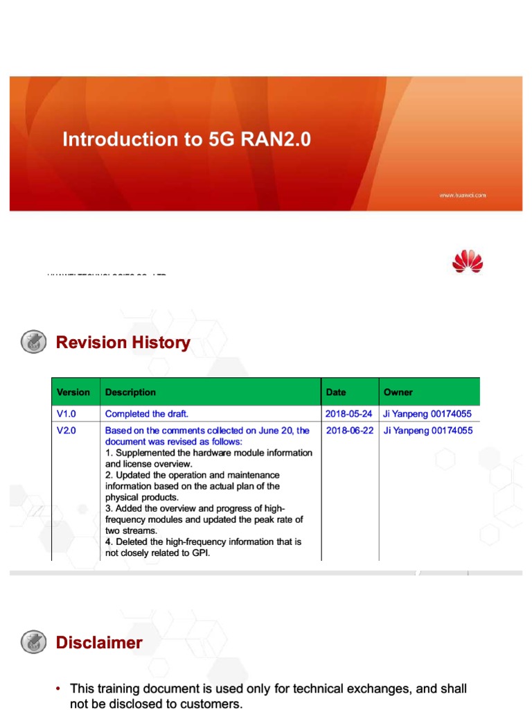 Introduction To 5g Ran20 | PDF | Bandwidth (Signal Processing ...