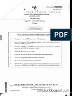 CSEC Geography Paper 02 - May 2011 PDF