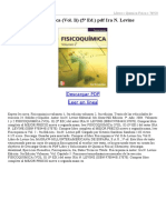 Fisicoquimica Vol 2 Levine PDF