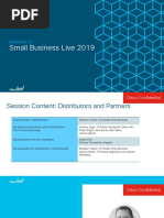 Small Business Live 2019 Channel Session Presentations