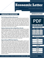 Economic Letter: Management Outlook Pakistan Overview International Vista