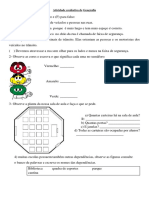 Atividade Avaliativa de Geografia