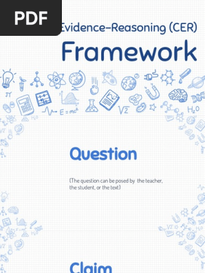 claim-evidence-reasoning framework