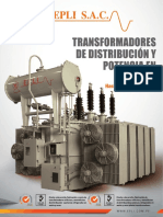 Catalogo de Transformadores de Distribucion y Potencia en Aceite