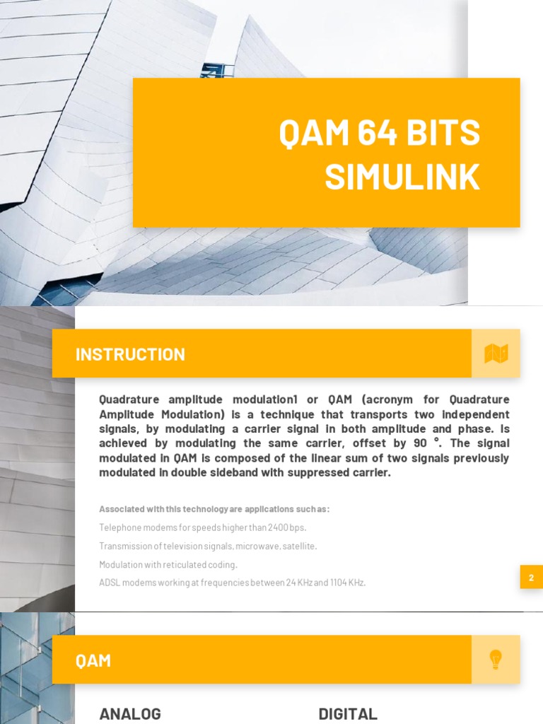 QAM 64-Bit Modulation Guide | PDF | Modulation | Radio Technology