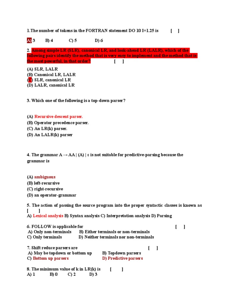 Recursive Descent Parser Insights | PDF
