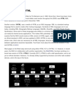 A Brief History of HTML: 1993 - Present