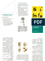 Folleto de Que Hacer en Caso de Un Incidente y Accidente Laboral