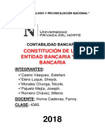 Constitución Bancaria